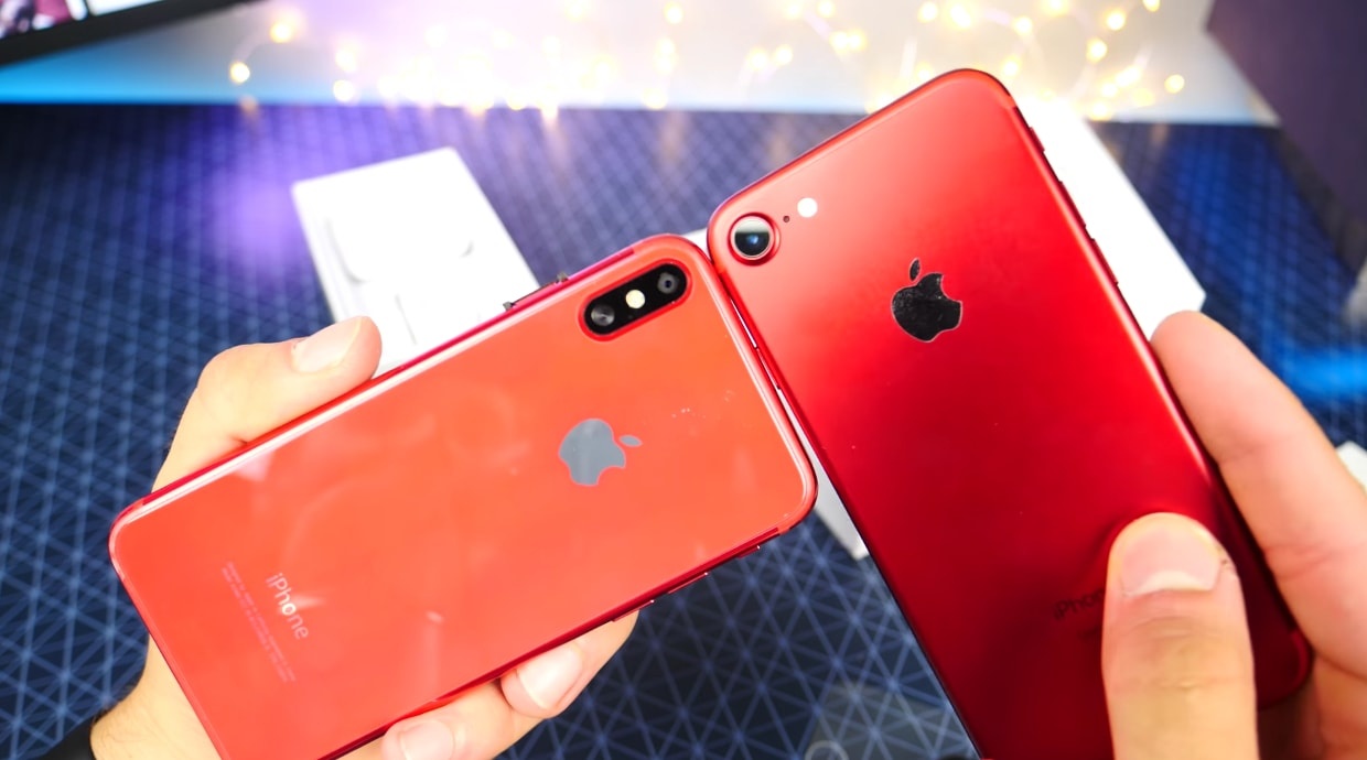 Mo hop iPhone 8 nhai mau do anh 1