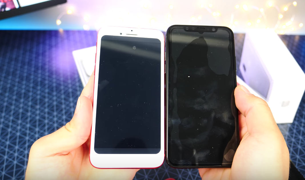 Mo hop iPhone 8 nhai mau do hinh anh