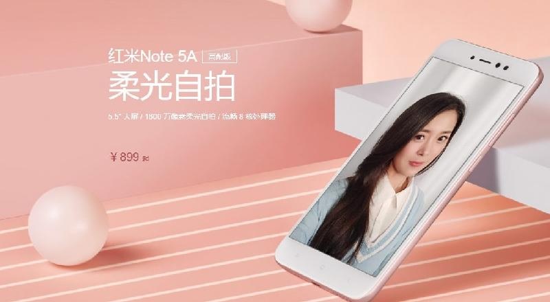 Xiaomi redmi note 5A ra mắt chính thức ảnh 1 Xiaomi redmi note 5A ra mat chinh thuc anh 1