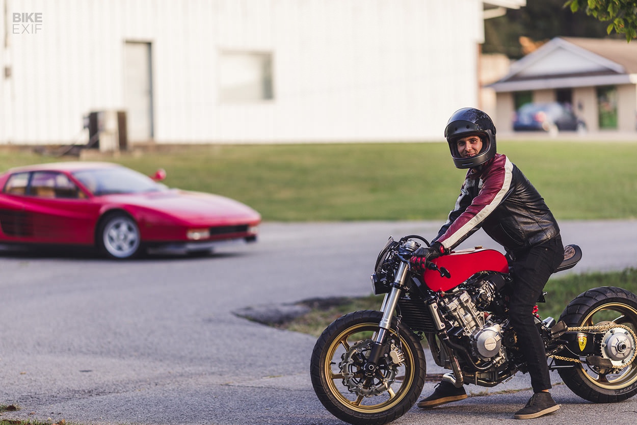 Xe do Honda CB600F dung iPhone lam dong ho anh 9