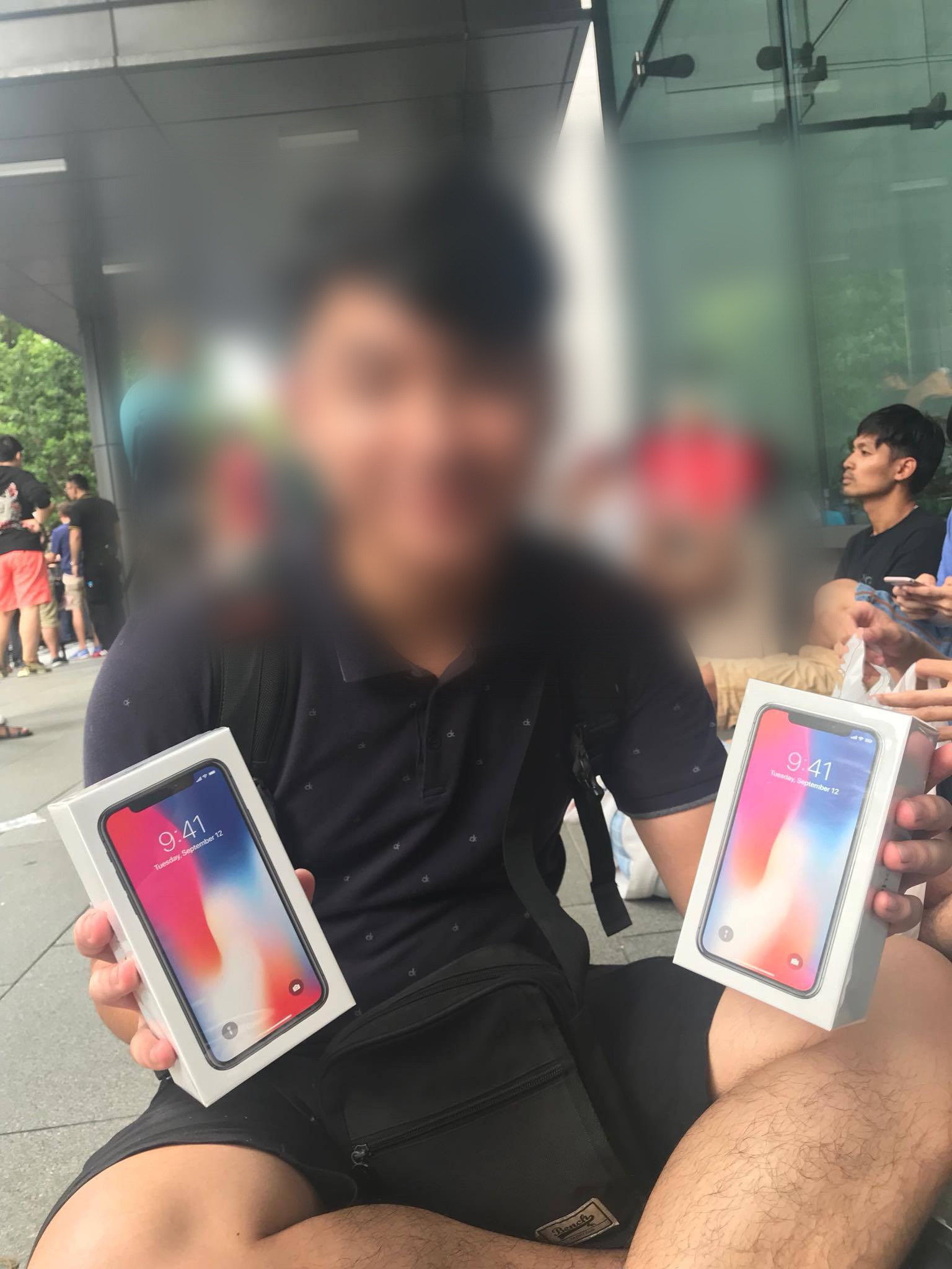 Trai nghiem xep hang iPhone anh 5