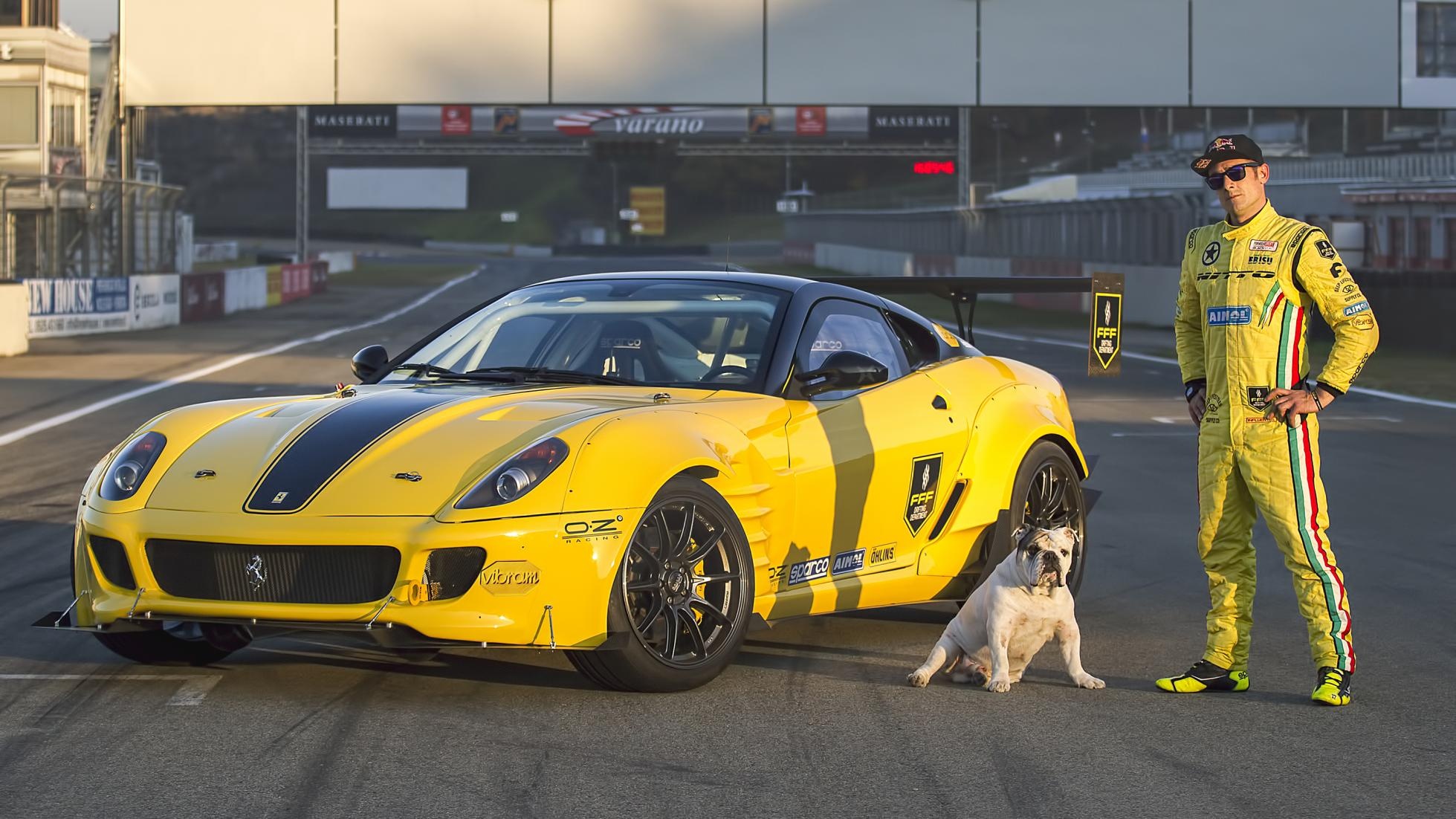 Ferrari 599 GTB Fiorano do Drift anh 1