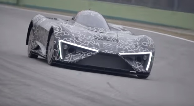 Techrules Ren: Sieu xe chay dien cua Trung Quoc chay thu o Monza hinh anh