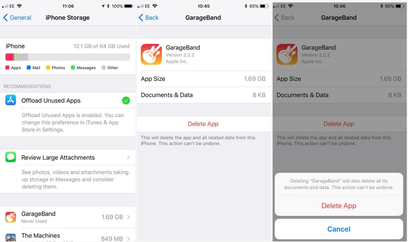 giai phong bo nho iPhone anh 1
