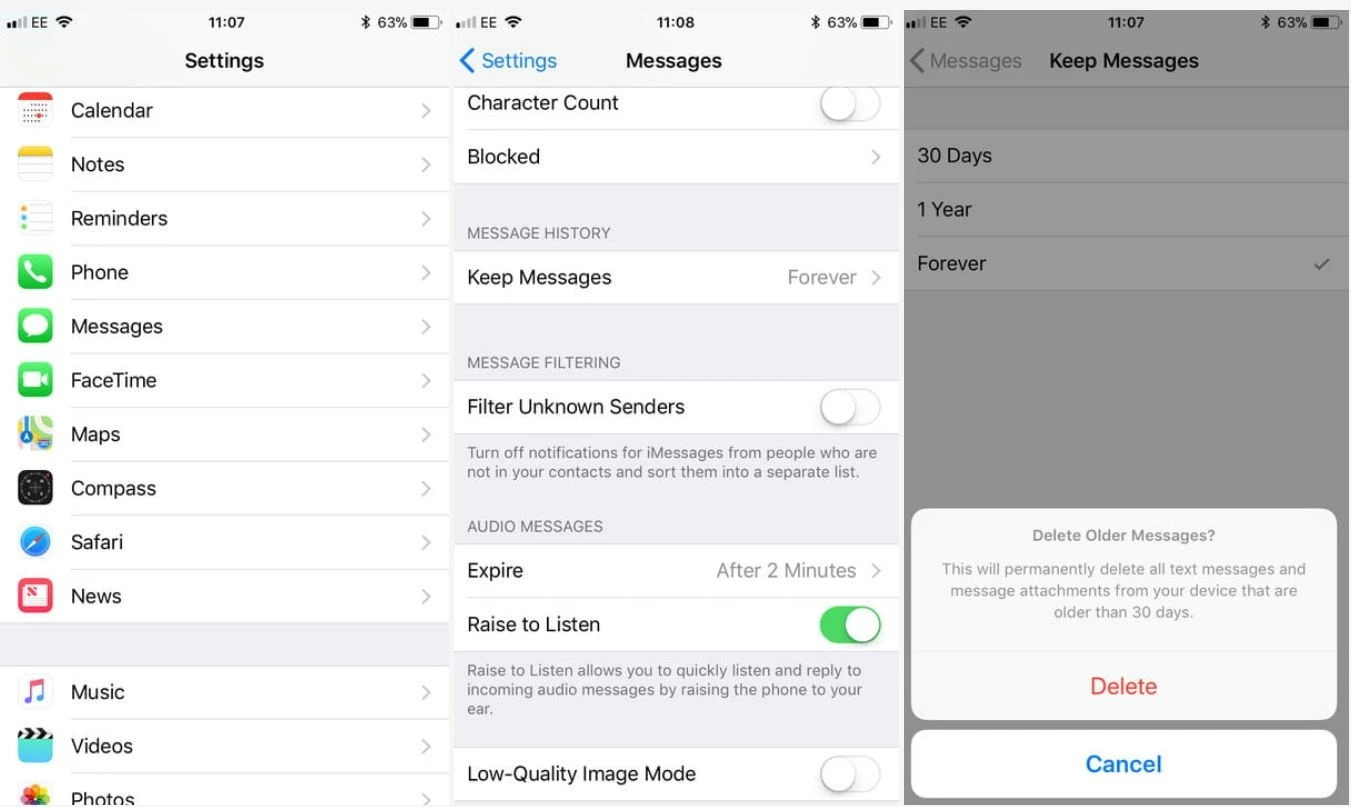 giai phong bo nho iPhone anh 5