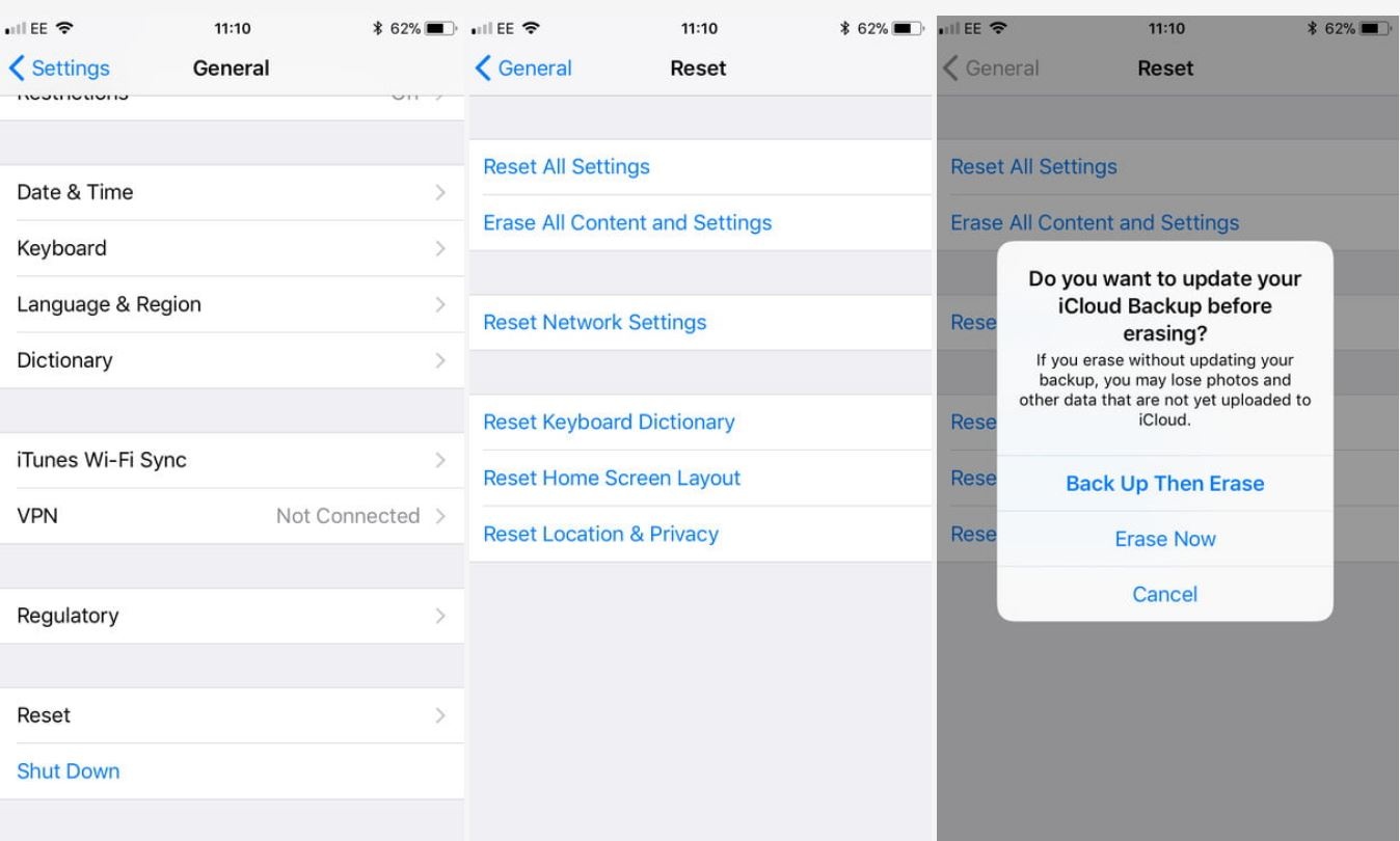 giai phong bo nho iPhone anh 8