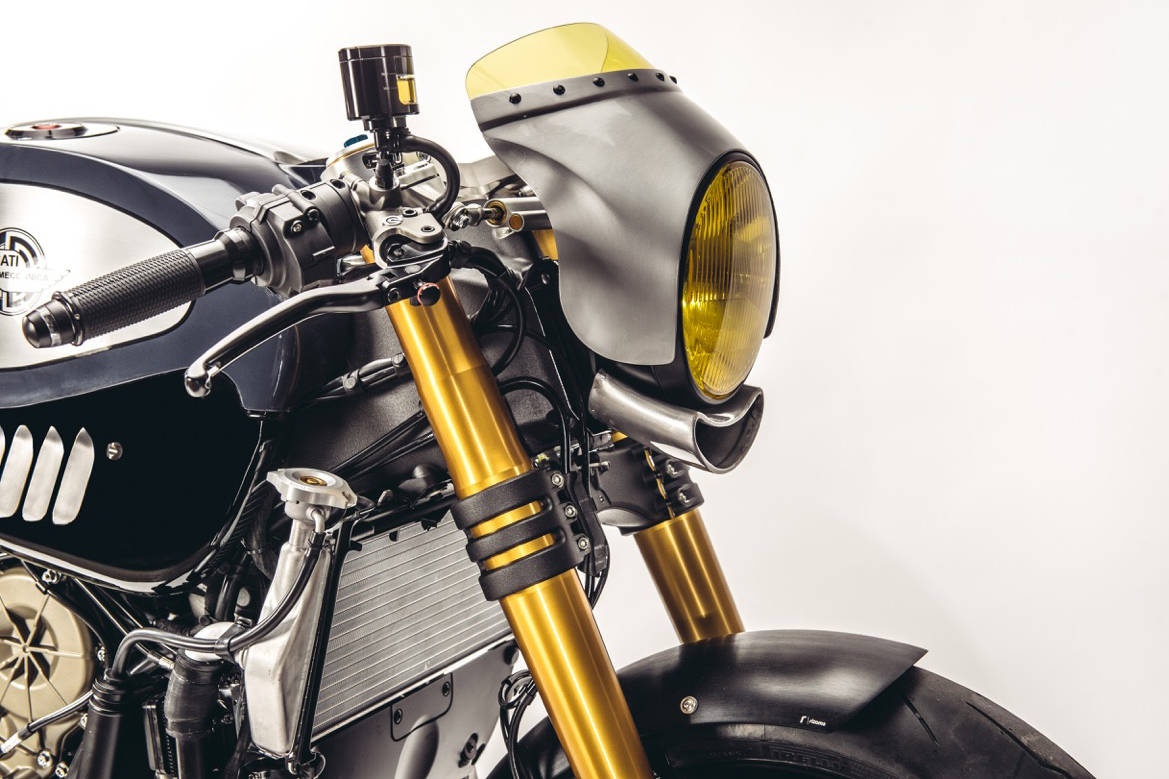 Ducati Panigale R cafe racer phiên bản Cá mập xanh ảnh 5 Ducati Panigale R cafe racer phien ban Ca map xanh anh 5