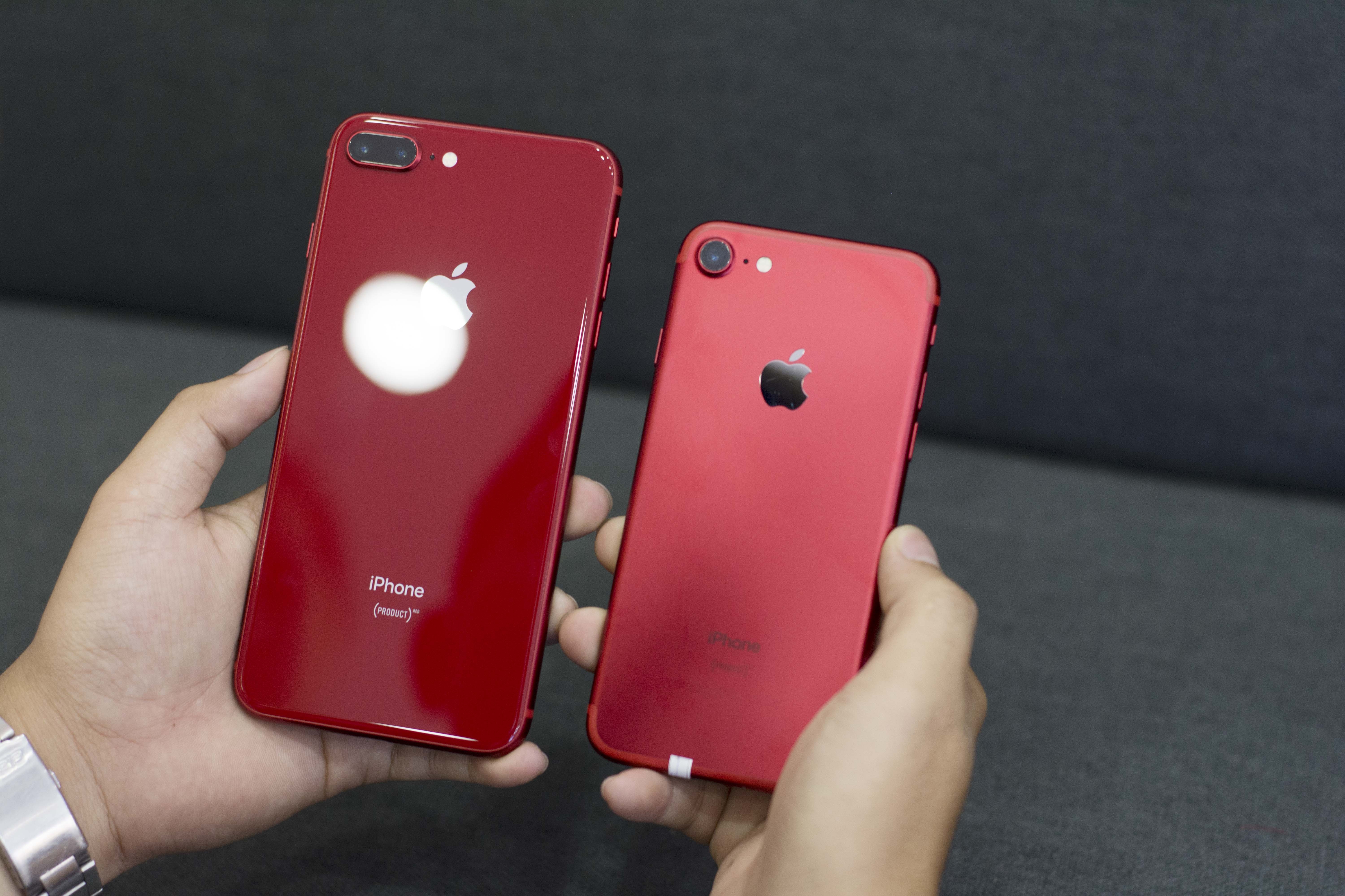 iPhone 8 Plus mau do ve VN anh 3