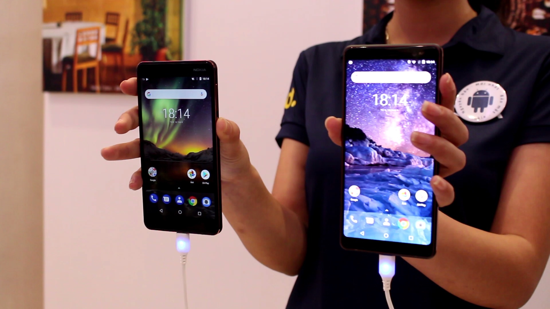 Trai nghiem Nokia 7 Plus va Nokia 6 (2018) vua ra mat tai VN hinh anh