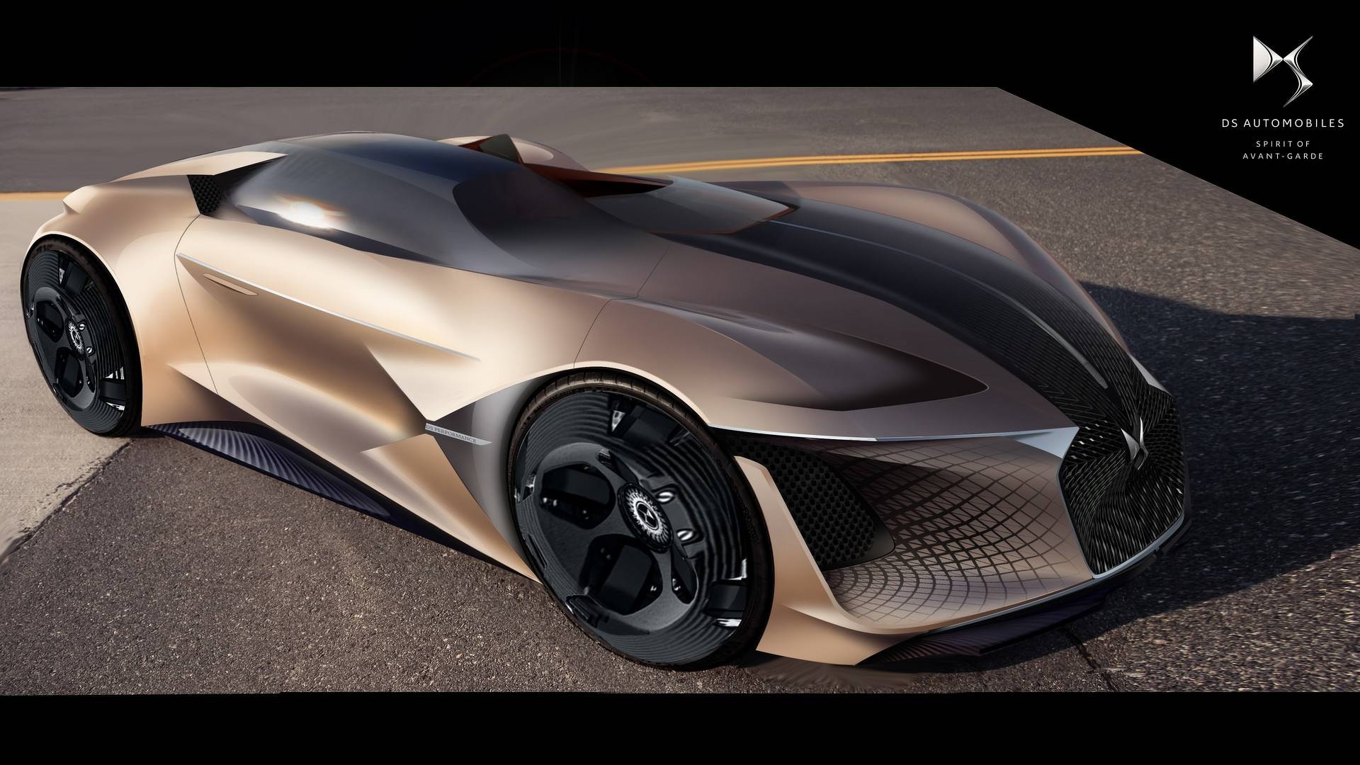 DS X E-Tense Concept - sieu xe bat doi xung anh 1