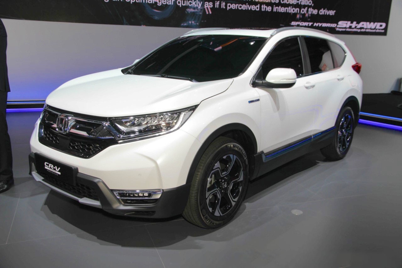 Honda CR-V moi co the la xe dien hinh anh