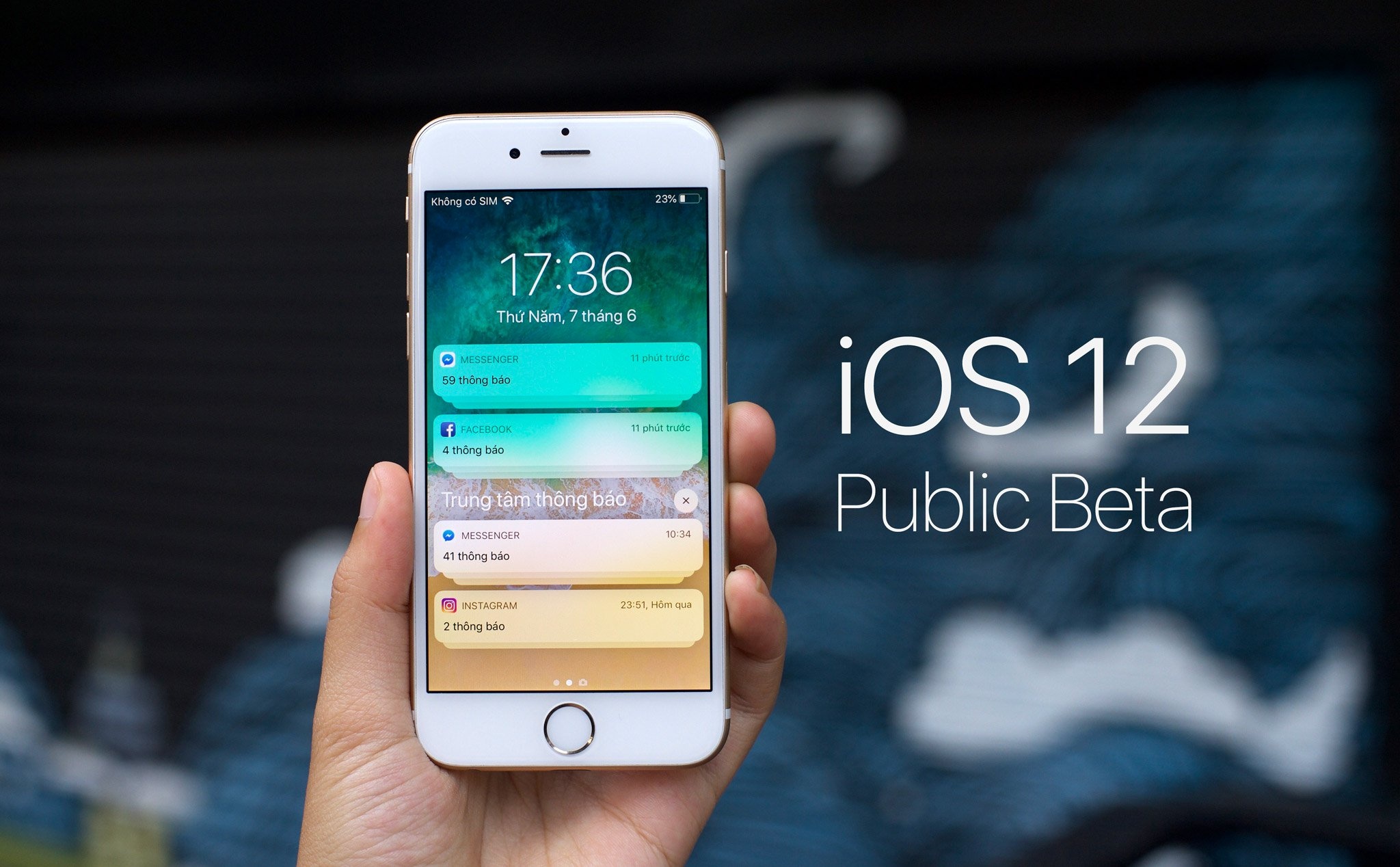 Da co the tai iOS 12 ban public beta hinh anh