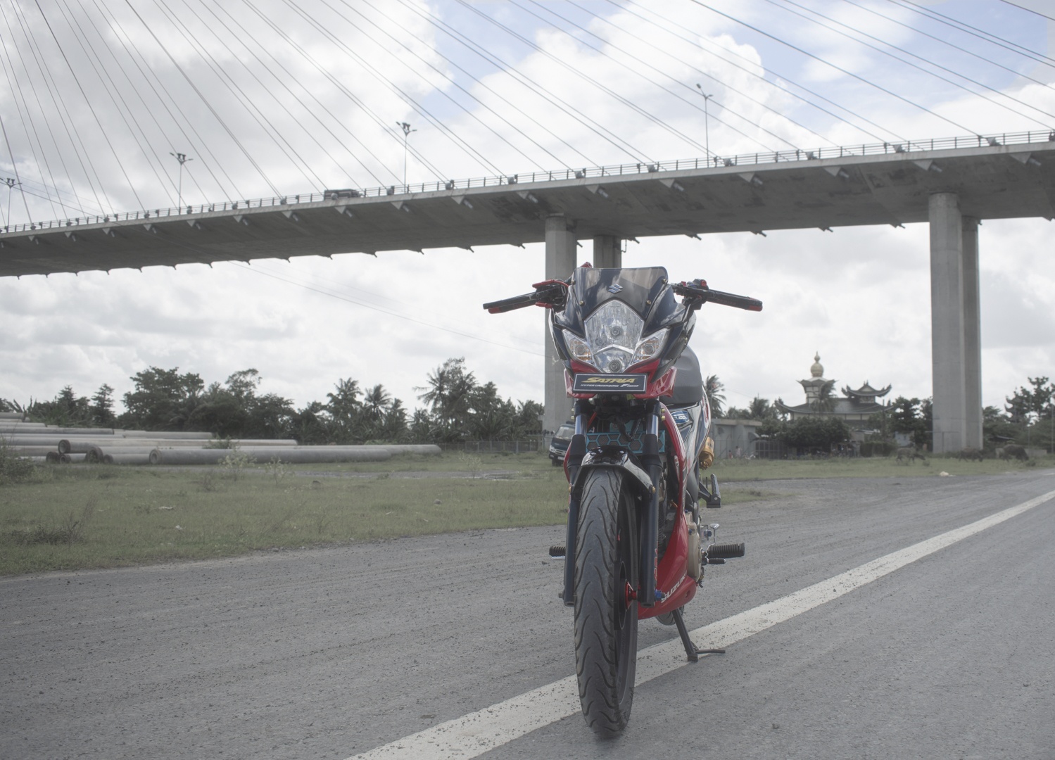 Suzuki Satria F150 hang hieu cua biker Can Tho anh 10