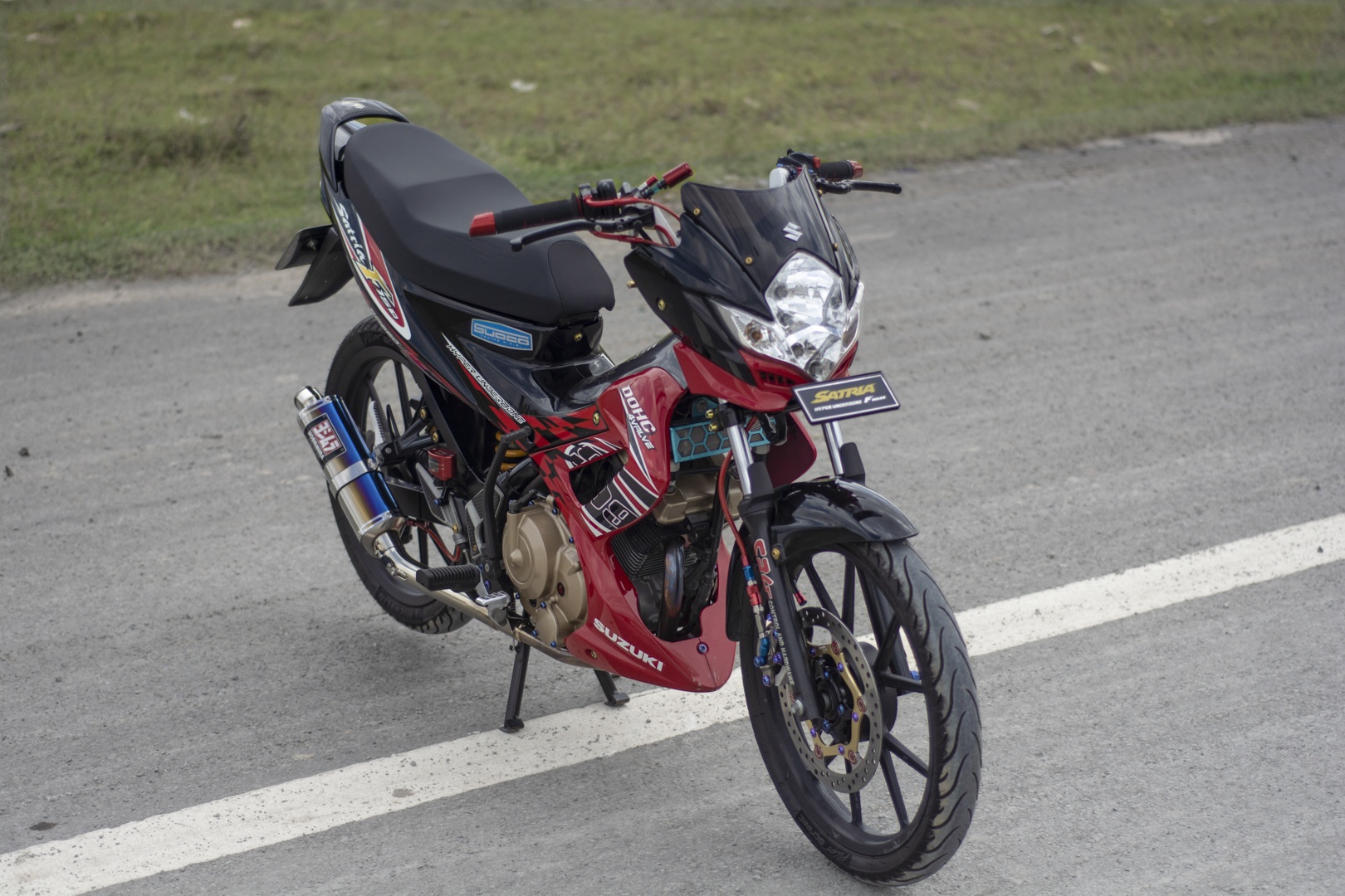 Suzuki Satria F150 hang hieu cua biker Can Tho anh 3