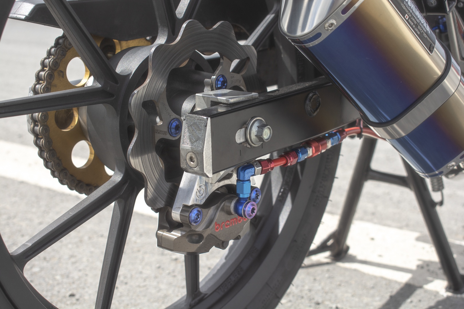 Suzuki Satria F150 hang hieu cua biker Can Tho anh 8