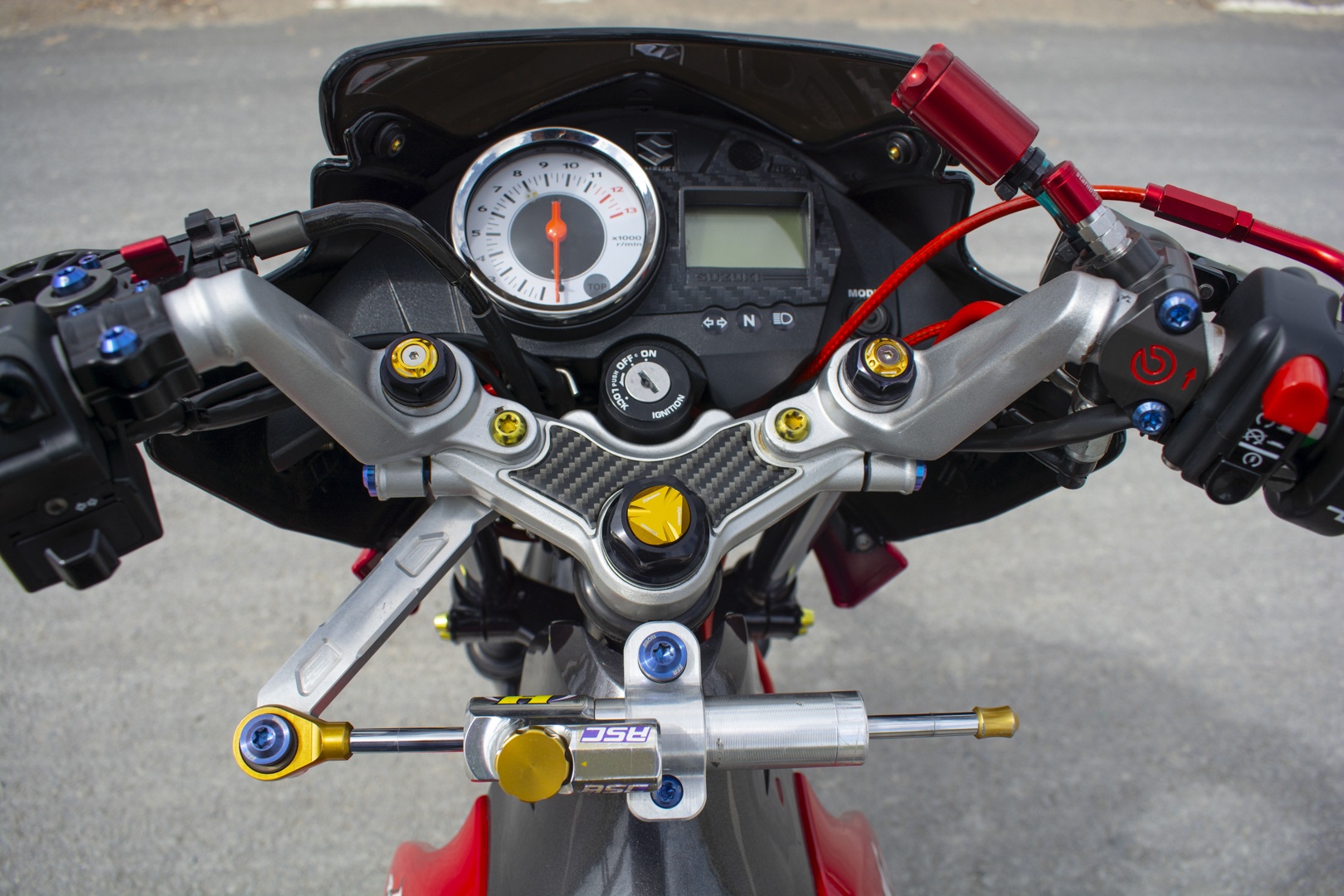 Suzuki Satria F150 hang hieu cua biker Can Tho anh 6