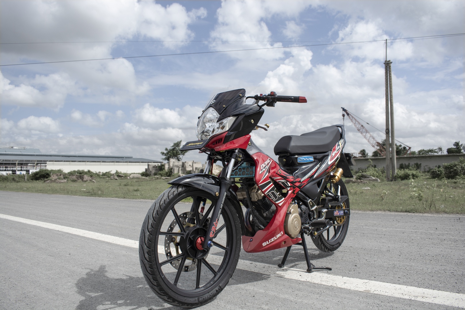 Suzuki Satria F150 hang hieu cua biker Can Tho anh 12