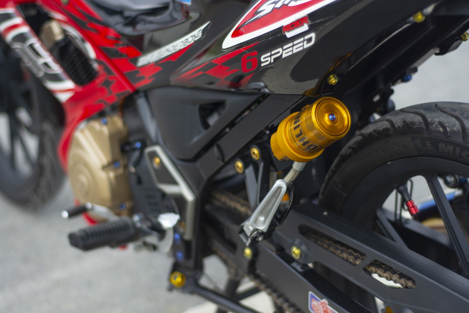 Suzuki Satria F150 hang hieu cua biker Can Tho anh 9