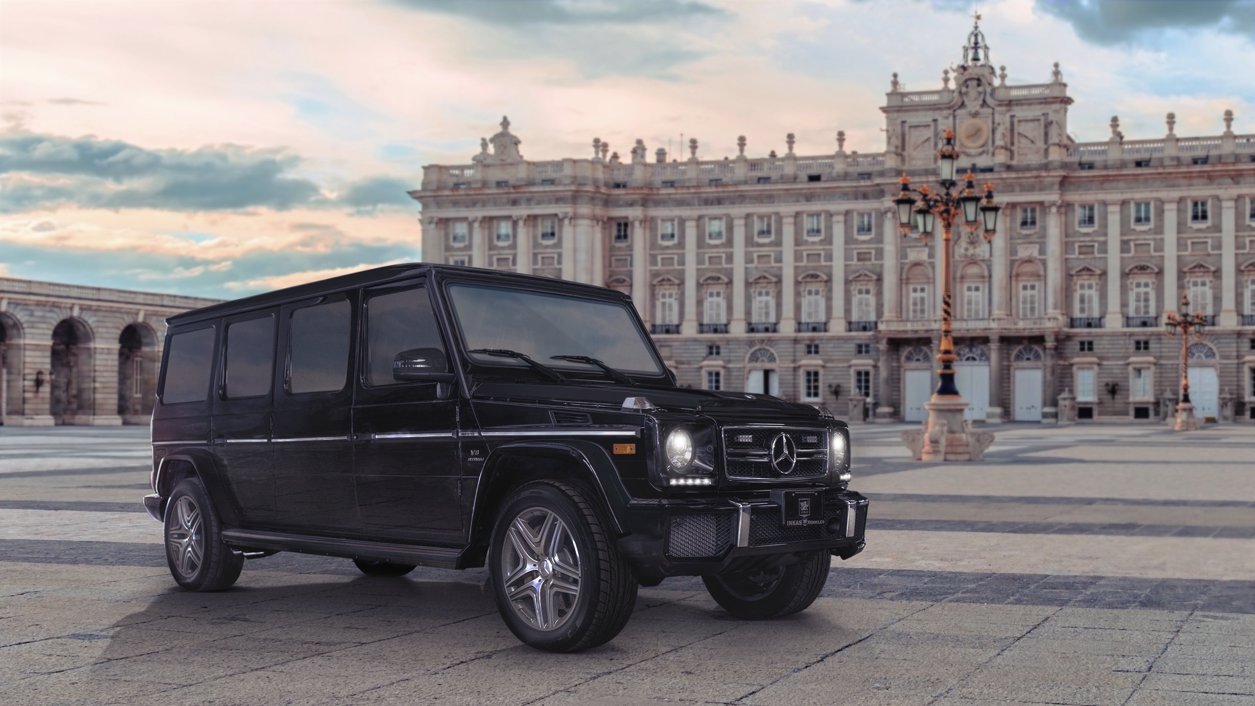 Chi tiet ban do limo-SUV chong dan Mercedes-Benz G63 AMG cua Inkas hinh anh