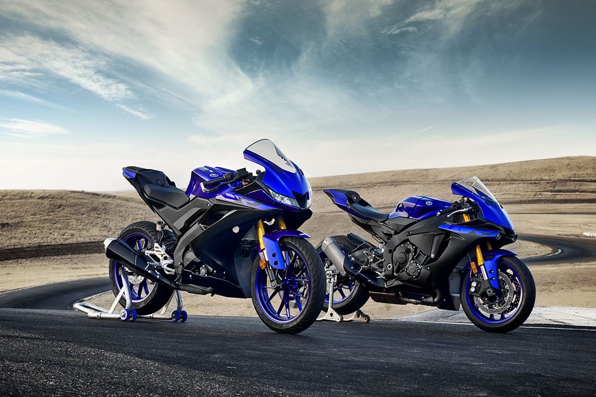 Yamaha YZF-R125 2019 ra mat, kieu dang va dong co moi hinh anh
