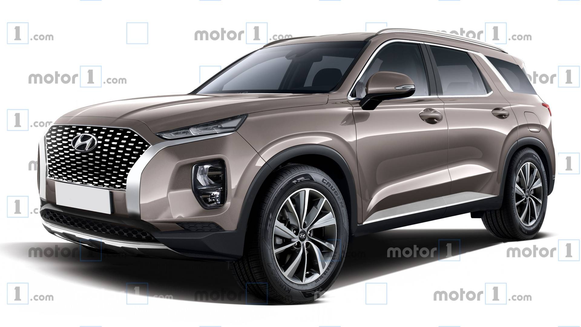 Hyundai Palisade - phien ban co bap cua Santa Fe lo dien hinh anh