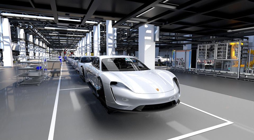 Porsche Taycan se co gia nam giua Cayenne va Panamera hinh anh