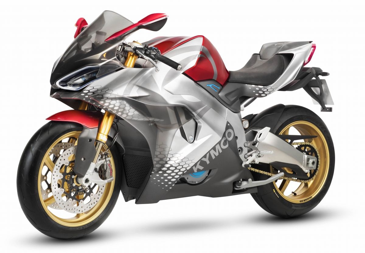 KYMCO ra mat sieu moto dien anh 1