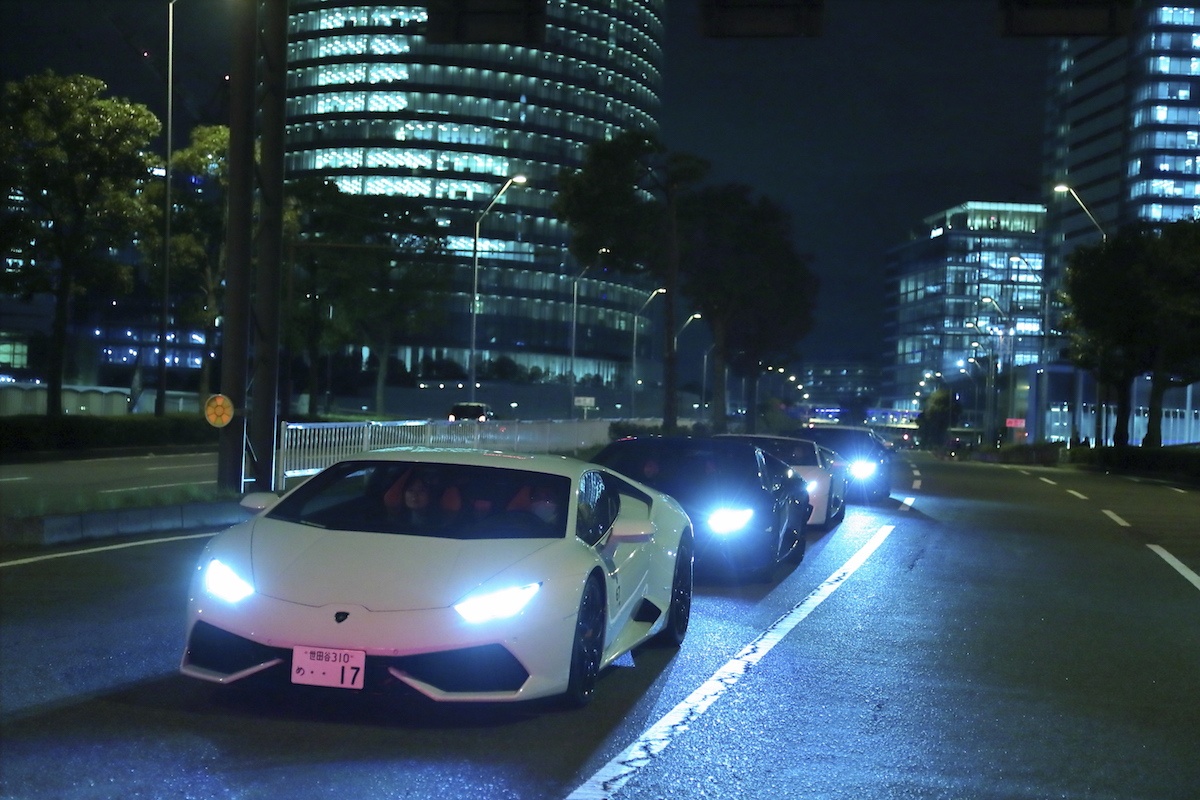 Ngay hoi Lamborghini nhieu mau sac tai Nhat Ban hinh anh