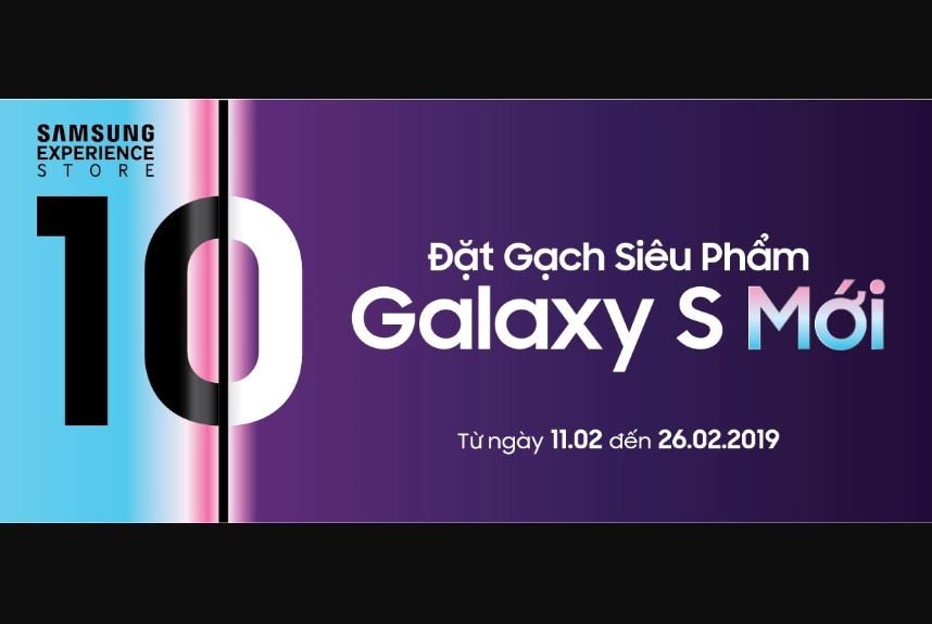 đặt hàng Galaxy S10 ảnh 1 dat hang Galaxy S10 anh 1