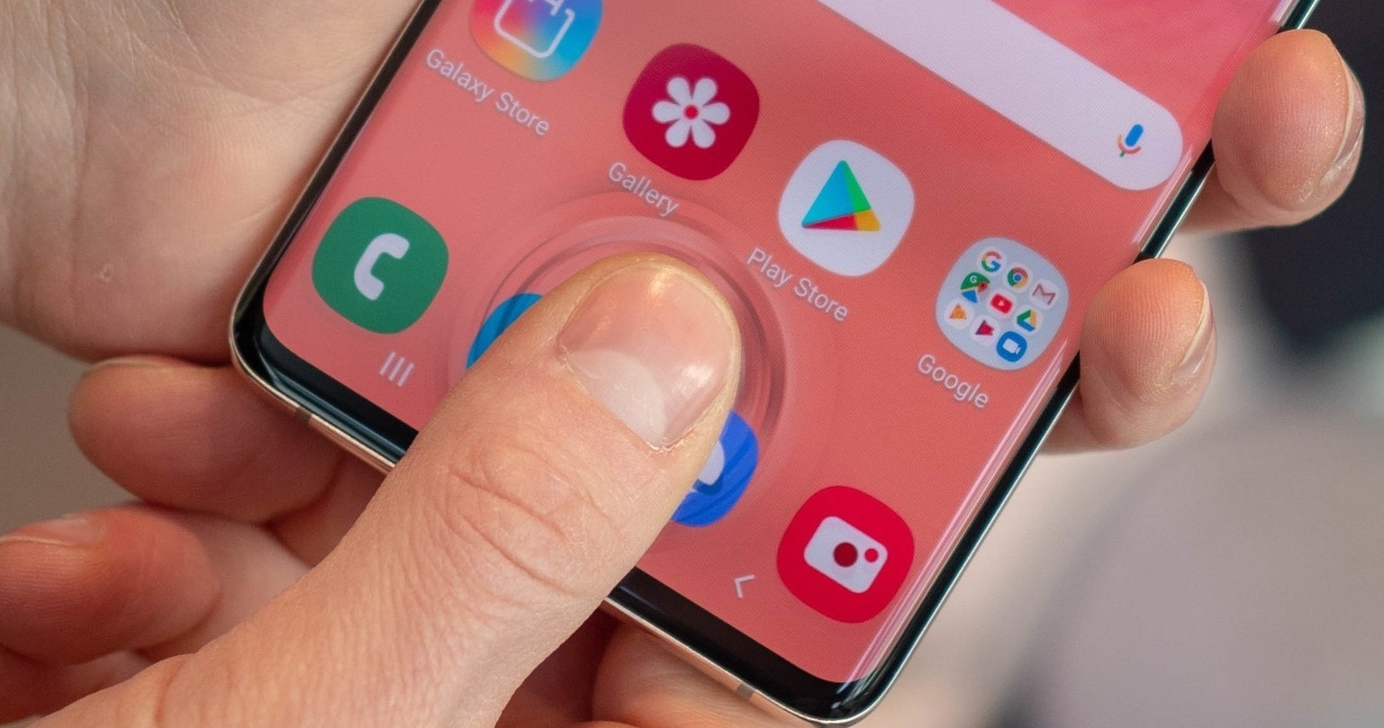 cam bien van tay sieu am trong man hinh Galaxy S10 anh 2