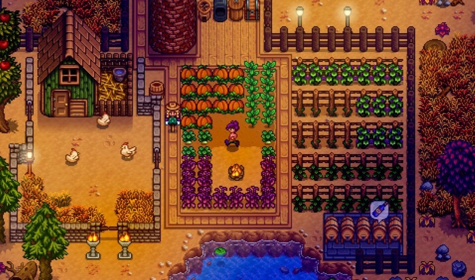 Game dinh dam Stardew Valley sap 'do bo' nen tang Android hinh anh