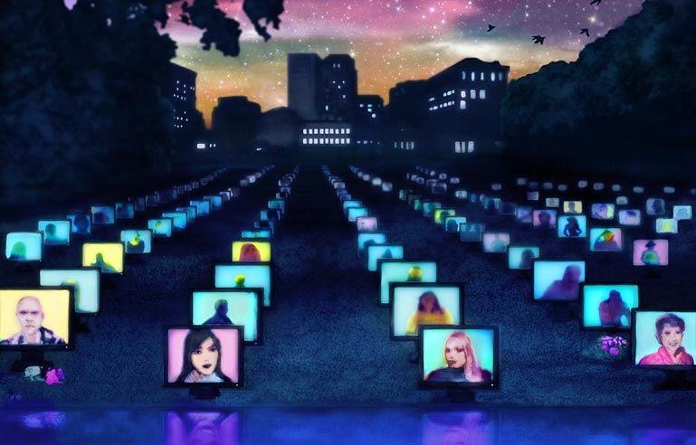 'Nghia trang' de tuong nho nguoi chet tren mang xa hoi o TQ hinh anh