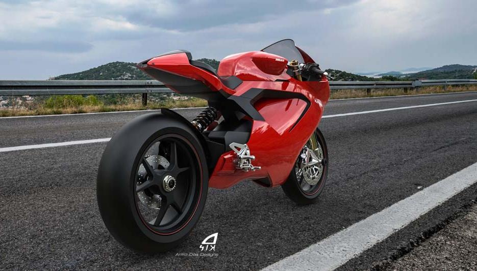 Day se la hinh dang chiec moto dien Ducati? anh 6