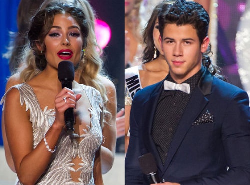 Nick Jonas hen ho voi Hoa hau Hoan vu 2012 hinh anh