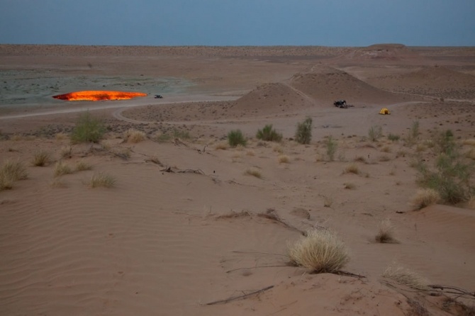 Sa mạc Karakoum, Darvaza crater.