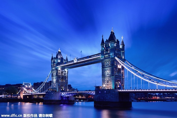 Cây cầu biểu tượng của London nằm ở vị trí thứ 3 trong danh sách các điểm đến lý tưởng của tỷ phú Trung Quốc