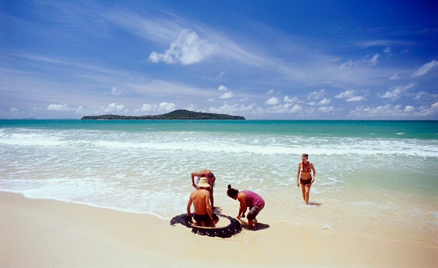 Đảo Koh Ta Kiev có rất nhiều bãi biển đẹp. Hiện đảo đang được phát triển du lịch bởi một công ty của Malaysia với hợp đồng thuê 99 năm. Ảnh: Kohrongisland