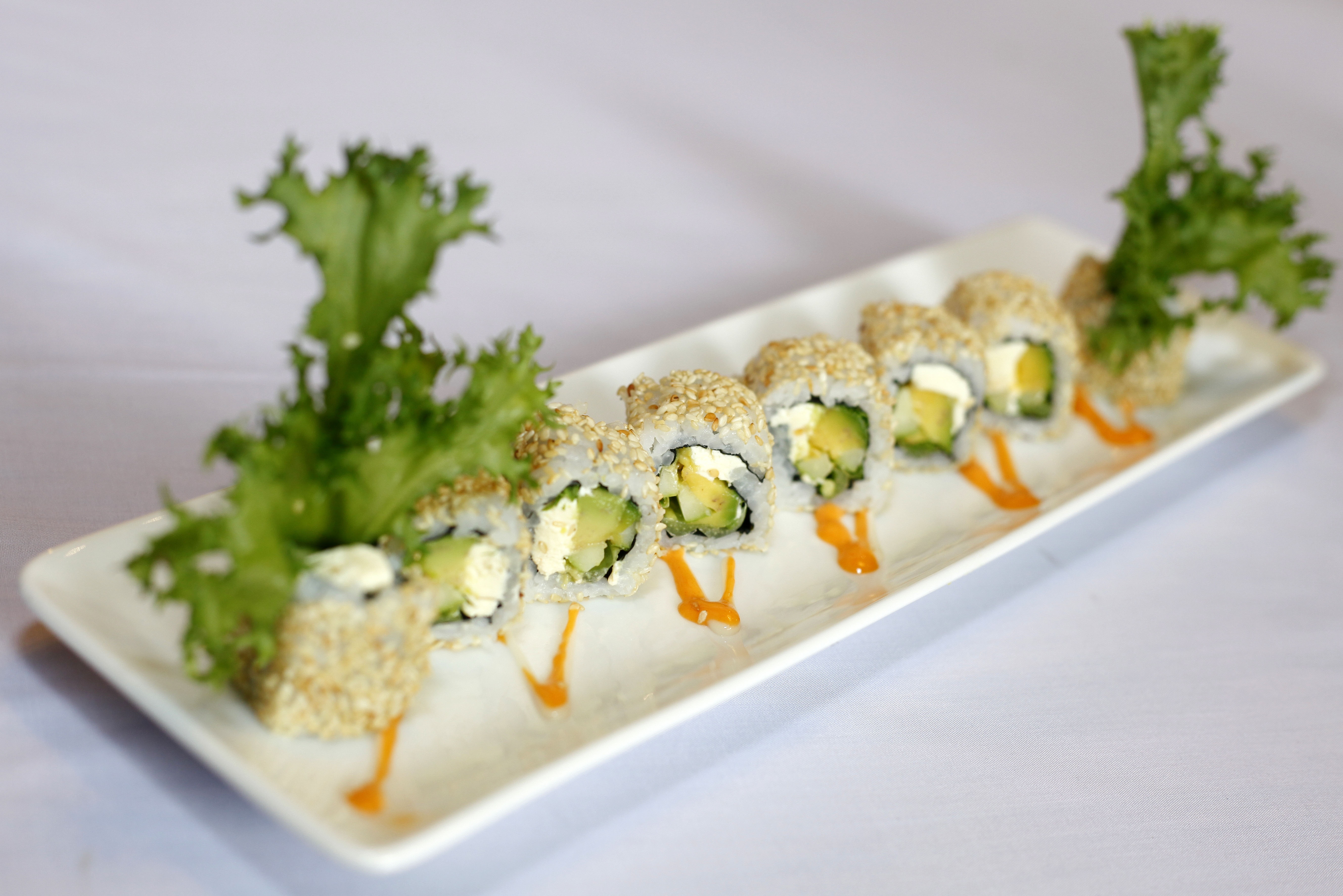 Sushi bo va pho mai kem dap me hinh anh