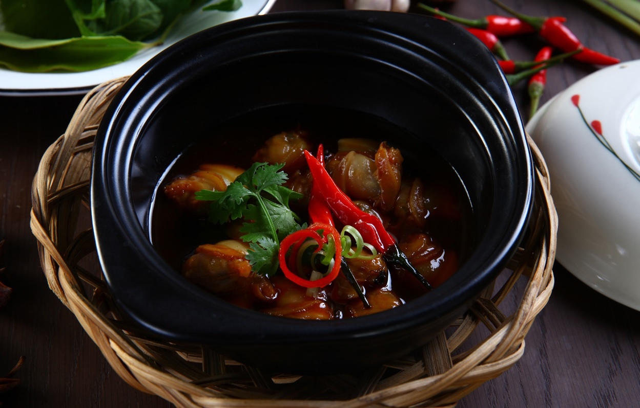 Ngheu kho to dam da, la mieng cho bua com hinh anh
