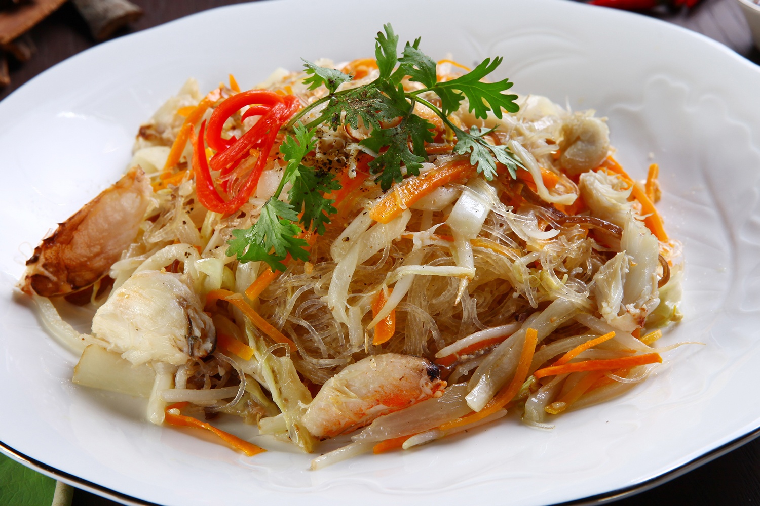 Nau mien xao ghe ngon nhu nha hang hinh anh
