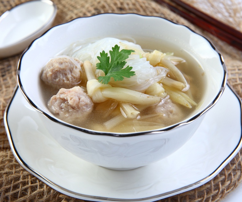 Bun moc ngo sen thanh mat hinh anh