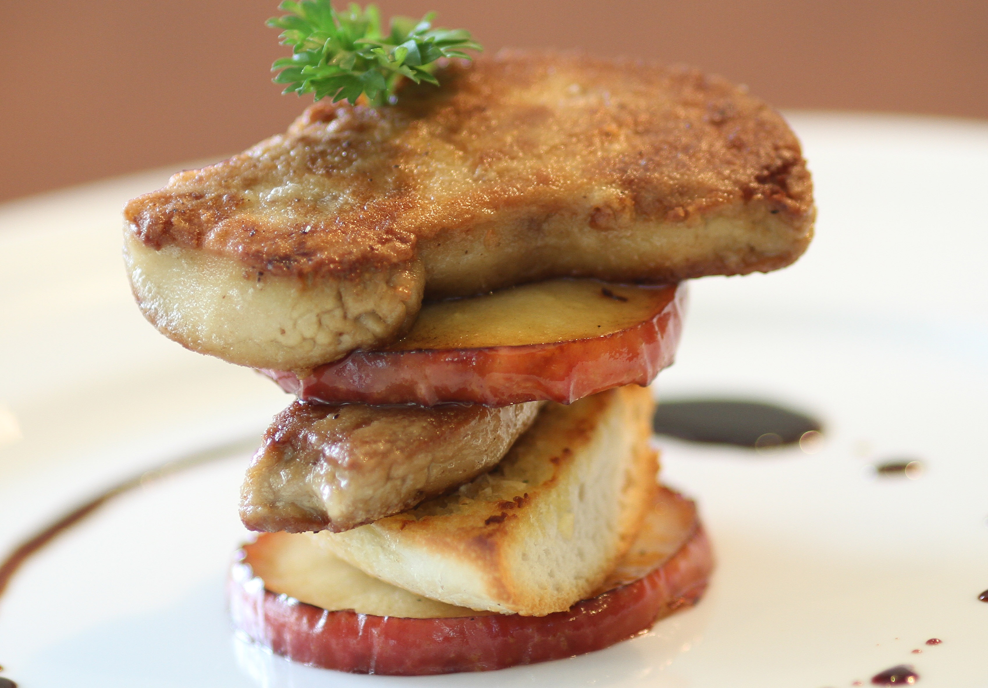 Gan ngong ap chao xot dam den ngon nhu nha hang hinh anh