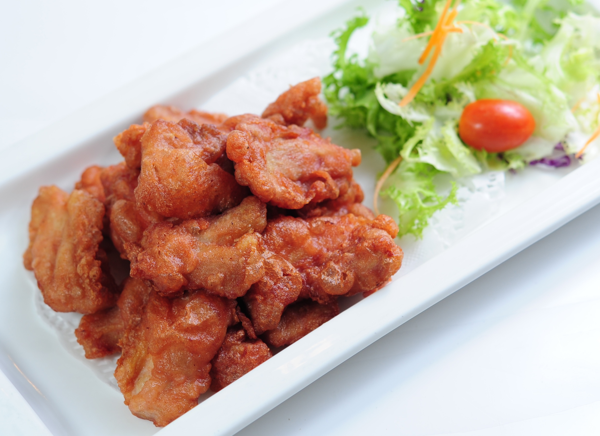 Cach lam ga chien chao do la mieng hinh anh