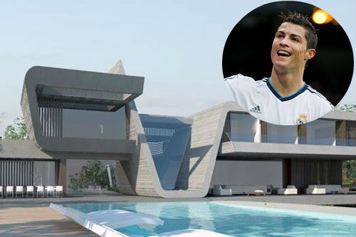 Hinh anh biet thu dat gia cua Ronaldo hinh anh