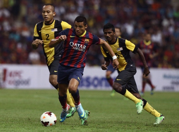 Neymar dut diem tinh te giup Barca ha Malaysia 3-1 hinh anh