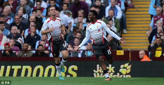 Liverpool danh bai Aston Villa 1-0 nho Sturridge hinh anh
