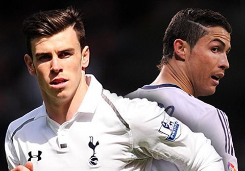 Ronaldo se choi an y voi Gareth Bale hinh anh