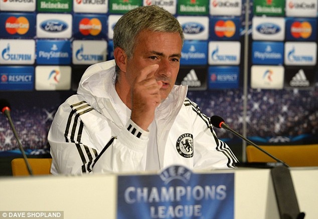 Mourinho tuc gian roi khoi buoi hop bao Champions League hinh anh