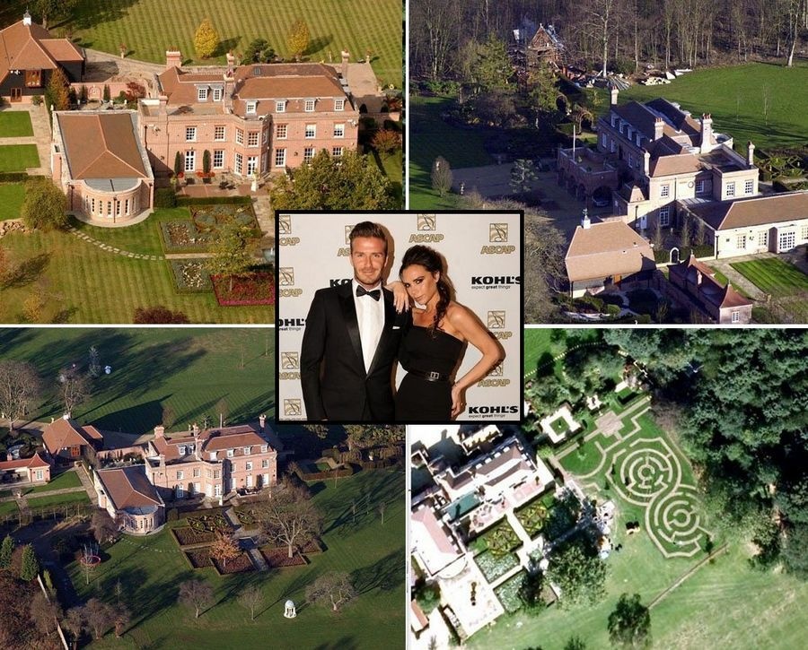 Bo suu tap biet thu khung cua David Beckham hinh anh