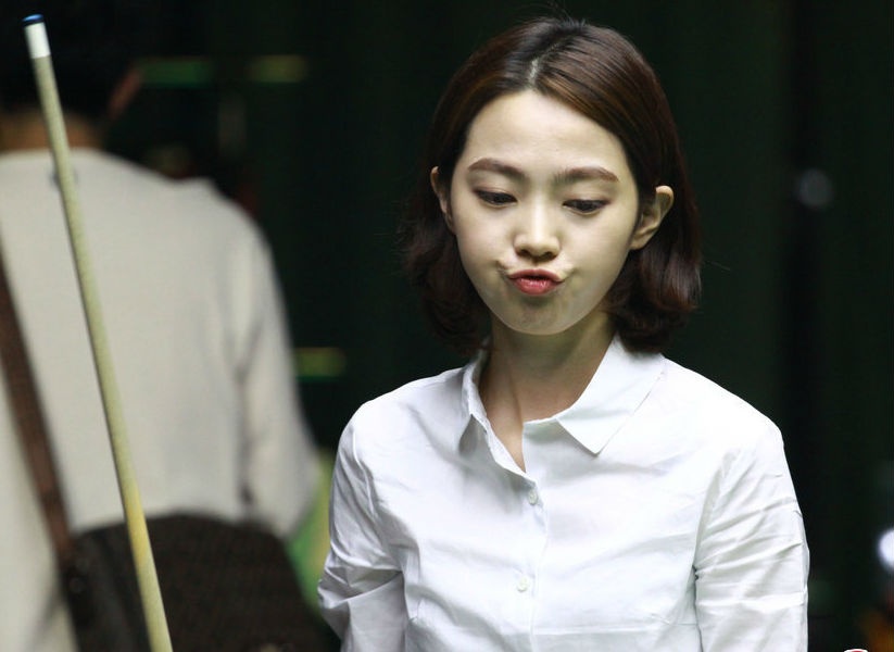 Ve dep cua ‘Nu hoang billards' chau A hinh anh